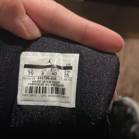 Jordan true flight bg size 7Y - Picture 4 of 5